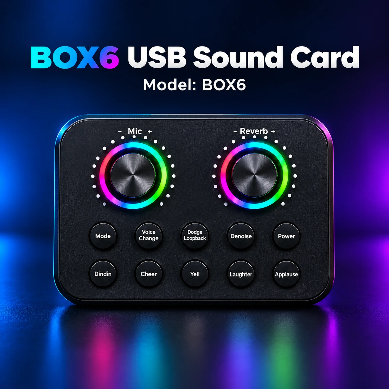 BOX6 Professional USB Sound Card