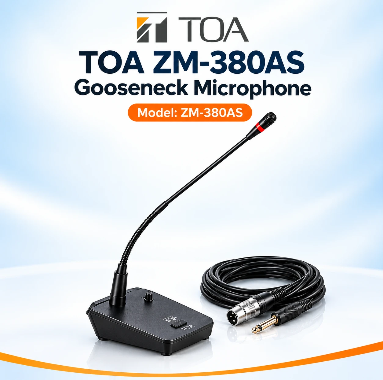 TOA ZM-380AS Gooseneck Microphone
