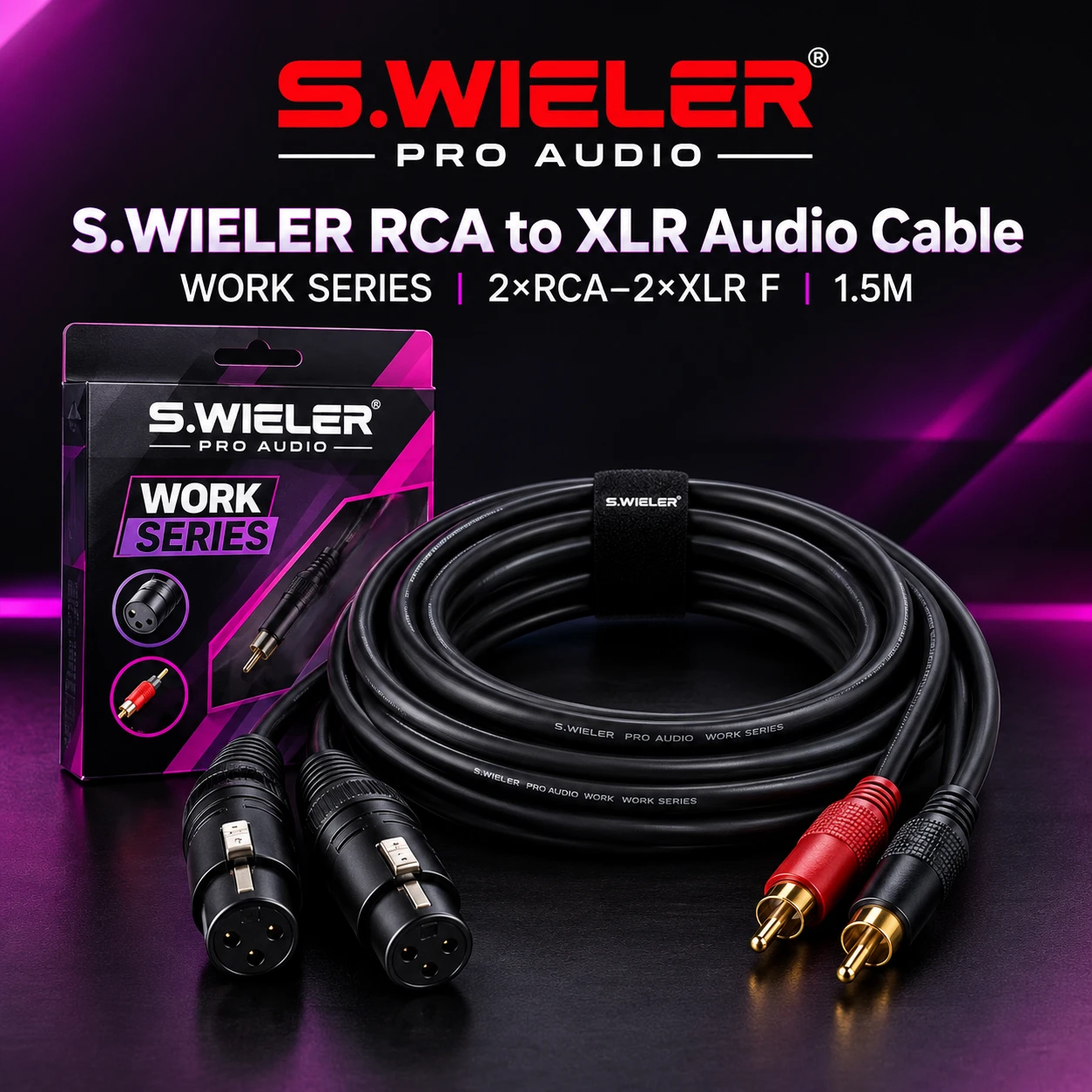 S.WIELER RCA to XLR Audio Cable