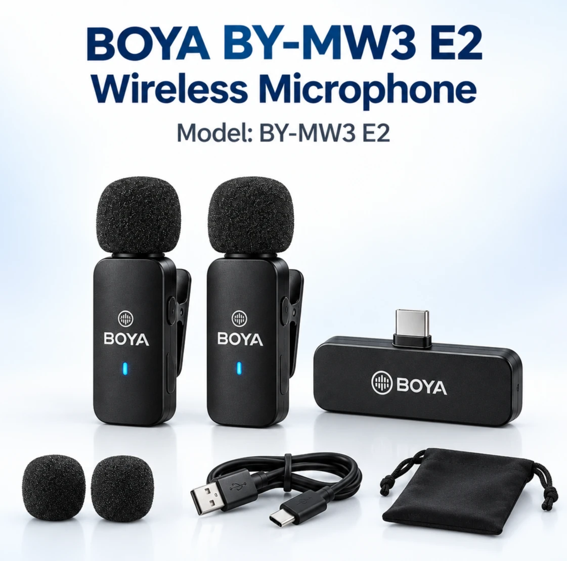 BOYA BY-MW3 E2 Wireless Microphone System