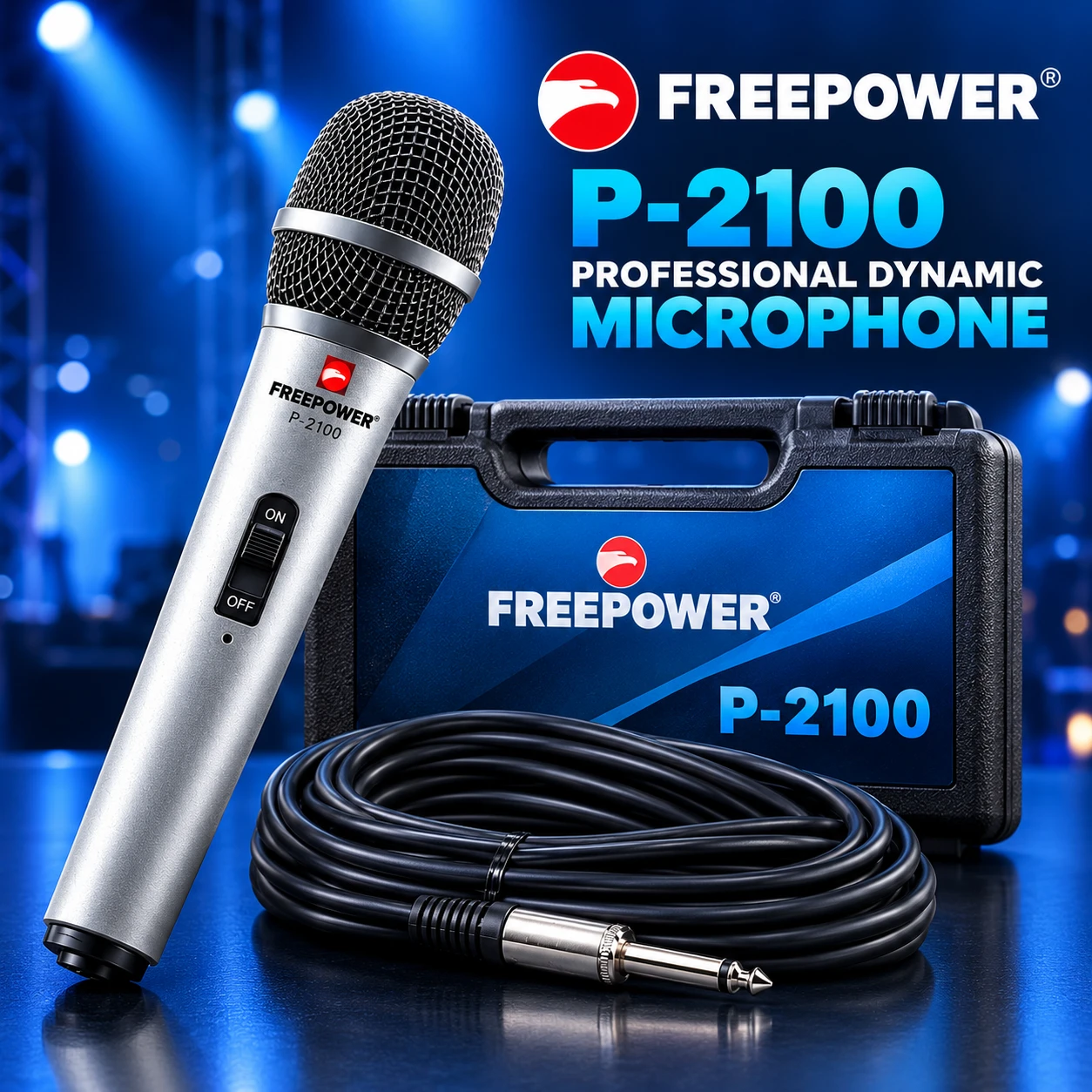 FREEPOWER P-2100 Professional Dynamic Microphone