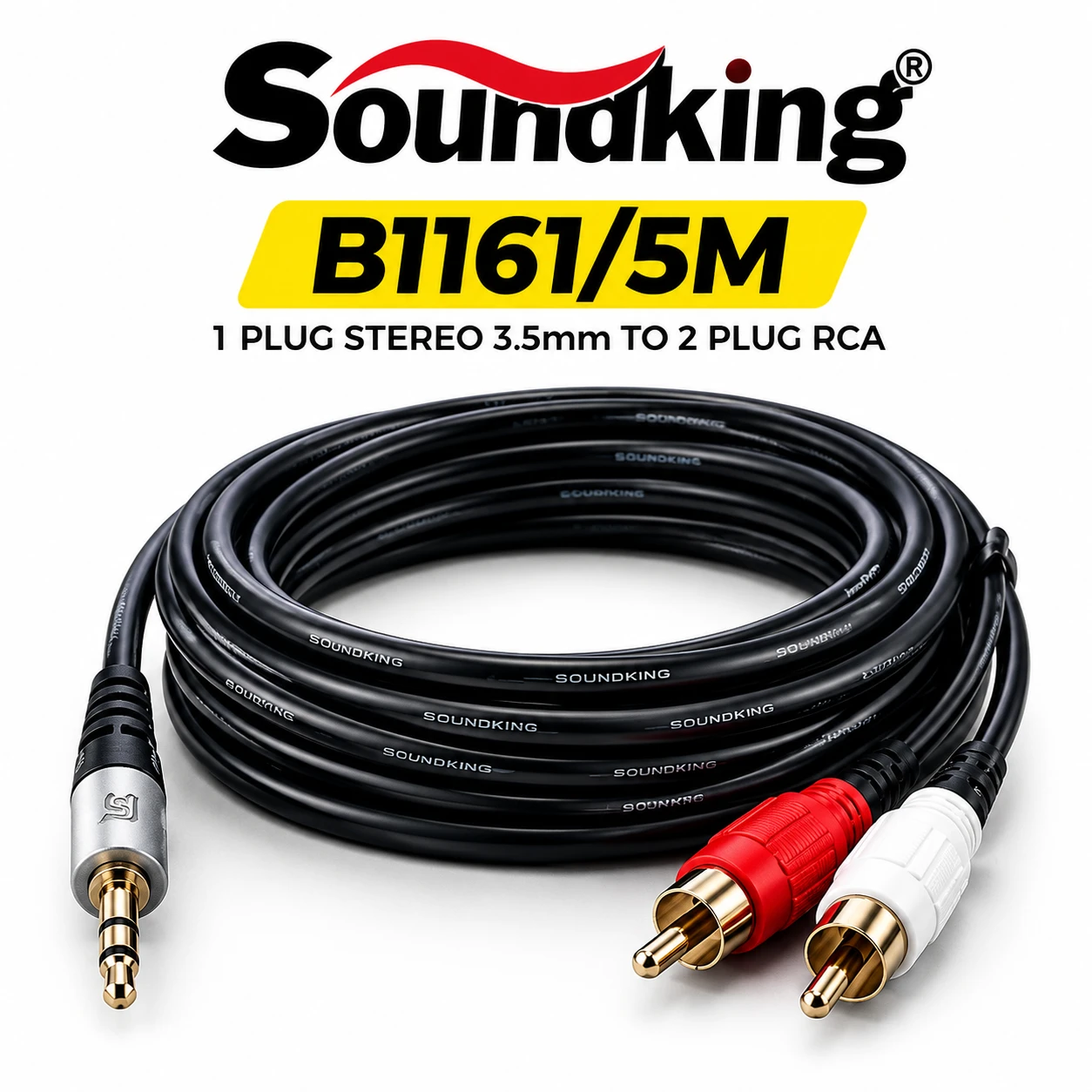 Soundking BI161/5M Audio Cable