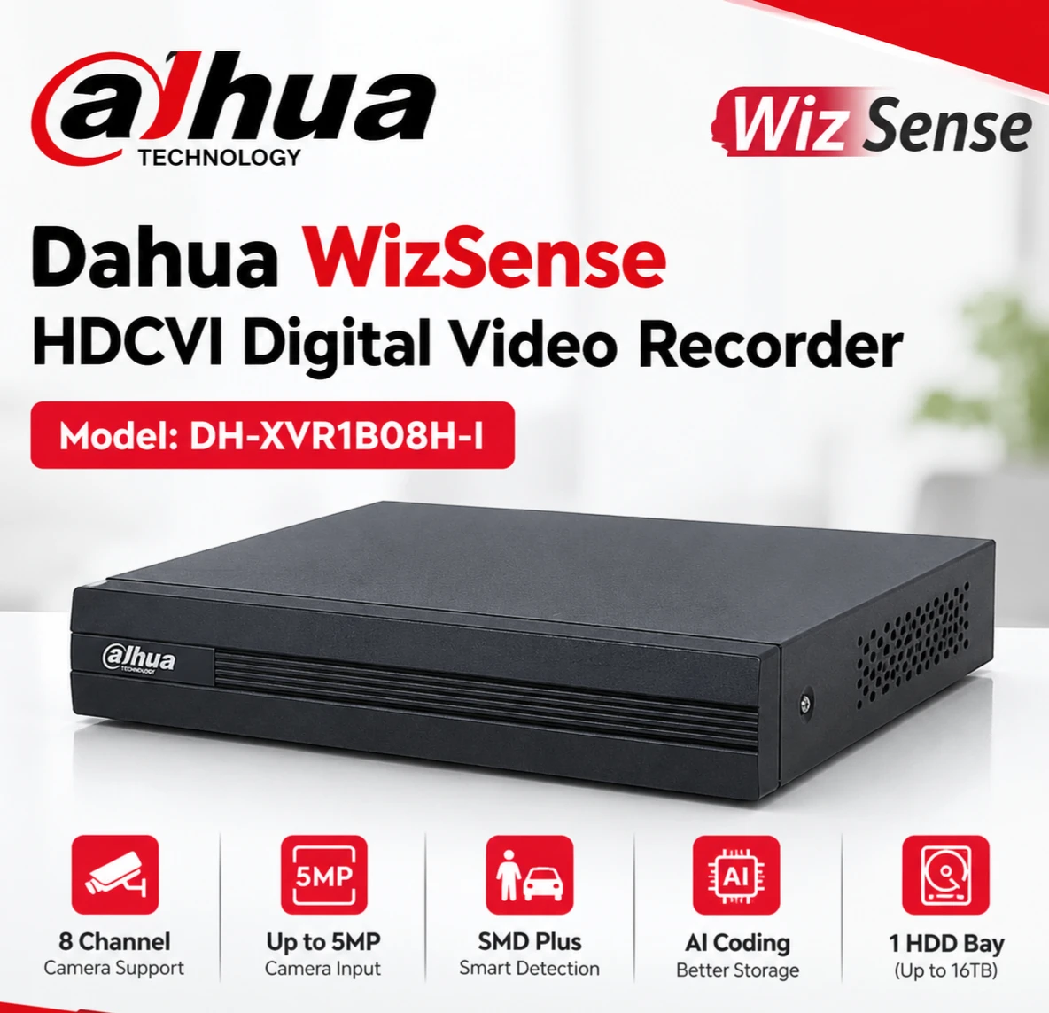 Dahua WizSense 8 Channel DVR