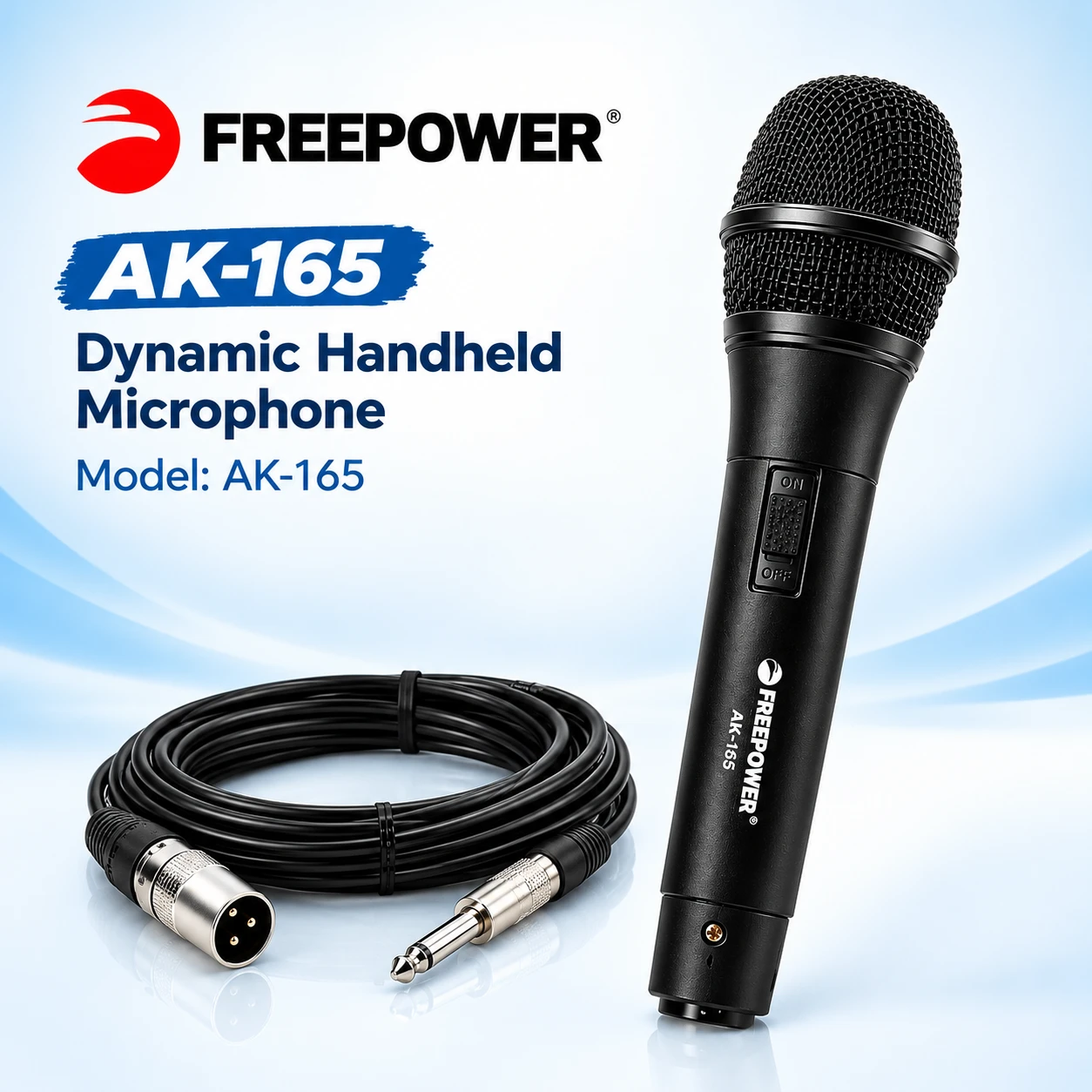 FREEPOWER AK-165 Dynamic Handheld Microphone